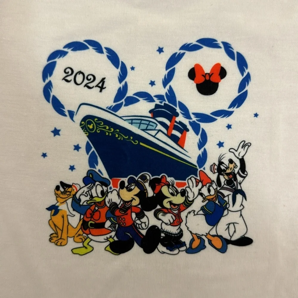 Disney cruise 2024 kids shirt size 2/3 - Picture 3 of 3